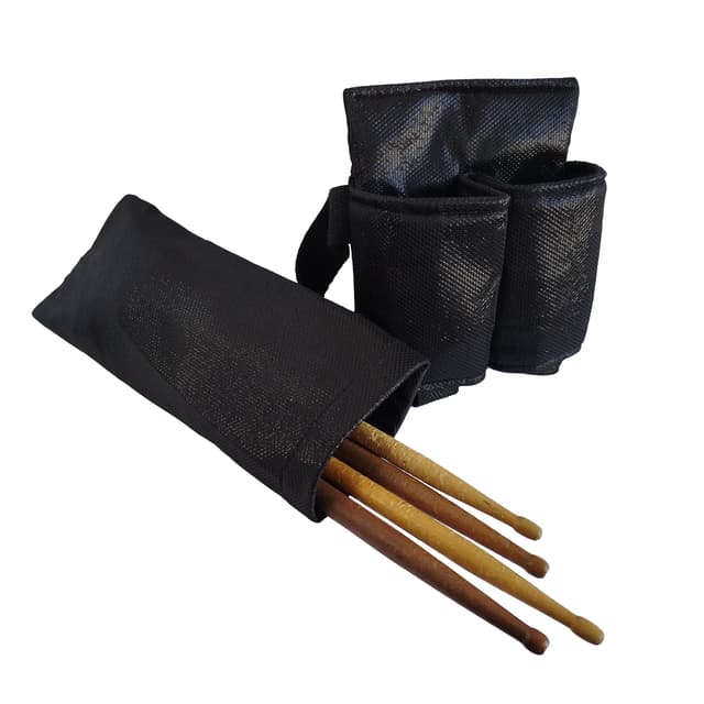 Pochete Porta-Bebida com Porta-Baqueta Sunshine Preta