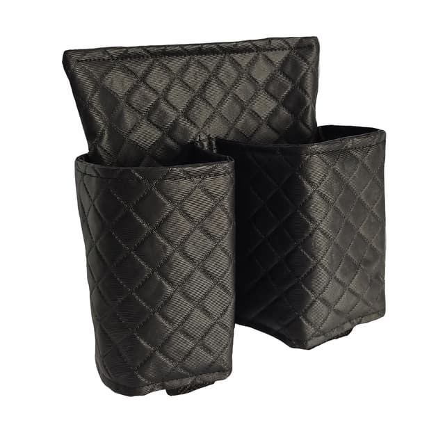 Pochete Porta-Bebida Courino Matelasse Preta