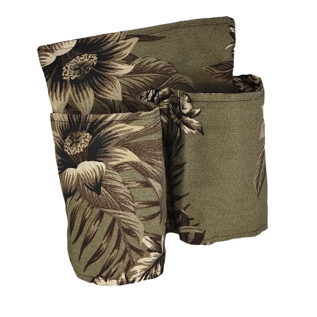 Pochete Porta-Bebida Acquablock Floral Verde Escuro